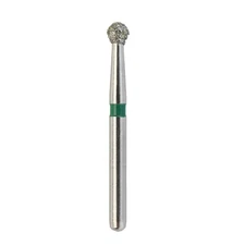 Multi-Use Dental Diamond Burs Round Friction Grip FG 801/021C Coarse Grit Green