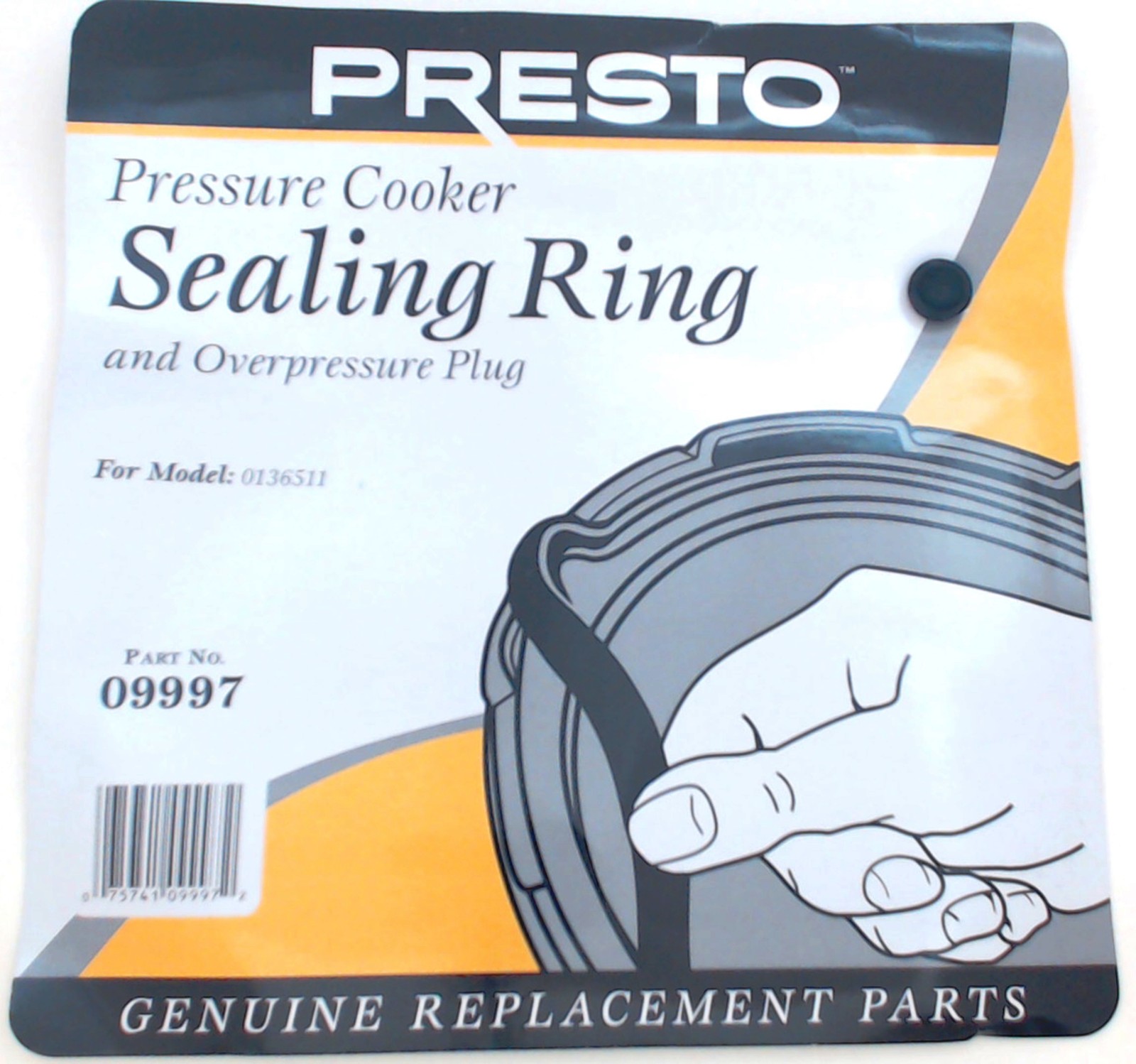Sealing Ring Gasket Fits Presto 0136511 Models