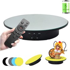 QINMAY 360 Rotating Display Stand Photography Turntable with Remote Control