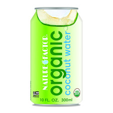 Organic Coconut Water, 10 Ounce Cans Pack of 12 