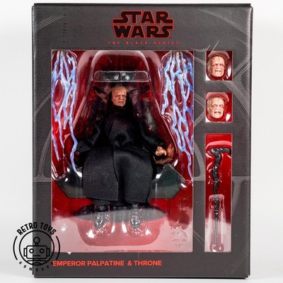 Emperor Palpatine Throne Star Wars The Black Series 6'' Figur Vintage Imperator