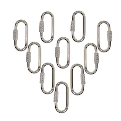 24er Pack D-Ring Karabinerhaken - Praktische Schlüsselanhänger Für Unterwegs