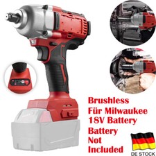 1000Nm Akku Bürstenloser Schlagschrauber 1/2" Wiederaufladbar für Milwaukee 18V