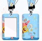 Cartoon CUTE ID Badge Card Holder Vertical Clip Neck Strap Lanyard Necklace Case — photo 2