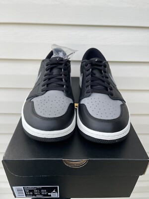NEW Nike Air Jordan 1 Low Golf 'Shadow' Black Grey DD9315-001