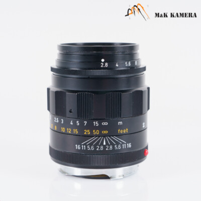 LEITZ Leica Tele-Elmarit M 90mm/F2.8 Ver.I V.1/ Fat Black LEITZ Leica Tele-Elmarit M 90mm/F2.8 Ver.I V.1/ Fat Black