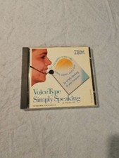 IBM Voice Type Simply Speaking Vintage Software For Windows 95