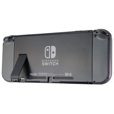Nintendo Switch Console Bundle with Gray Joy-Cons (HAC-001) for