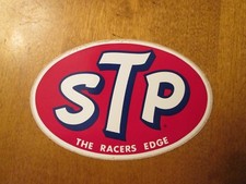 STP VINTAGE THE RACERS EDGE RACING STICKER DECAL NOS UNUSED