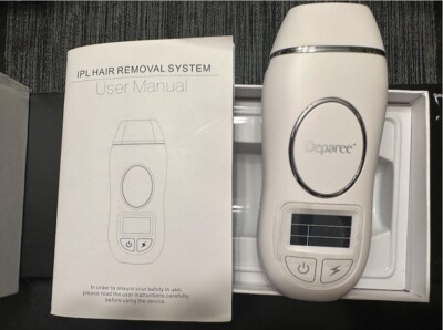 DEPAREE INTENSE PULSE LIGHT HAIR REMOVAL SYSTEM OPEN BOX  - NEW 