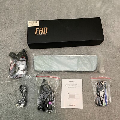 Campark R5 FHD 1080P Dash Camers 5 Inch Touch Screen Rear View Mirror