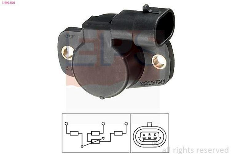 CAPTEUR DE POSITION DU PAPILLON DES GAZ FIAT - Picture 1 of 1