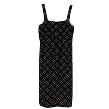 Strait Lane - Women’s Sleeveless Shift Dress - Sheer w/ Cream Design - Size 6