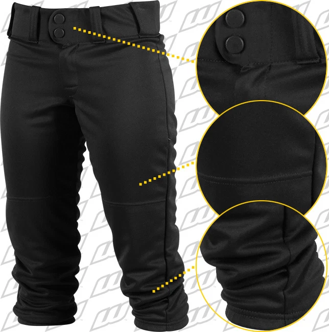 Pantalones de softbol lanzamiento rápido para mujer Worth con tubo naranja o blanco WB150-CP NUEVOS Foto 2 de 4