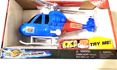 FAST LANE LIGHT & SOUND HELICOPTER FL-III7 Blue Ages 3+