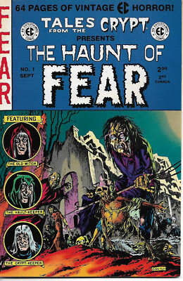 Tales From The Crypt Presents Haunt Of Fear #1,2,3 of 5 1991 Russ Cochran EC rep