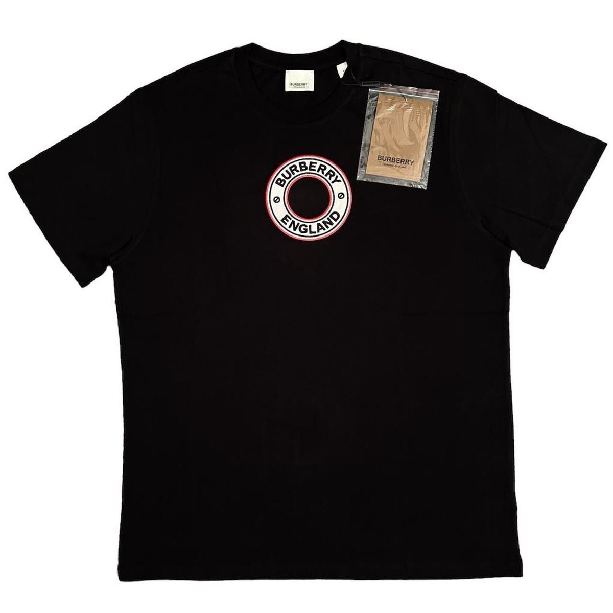 希少【Burberry】アーチウェイ サークル ロゴ Tシャツ Burberry England Archway Circle Tshirt - Black, Size S, BNWT