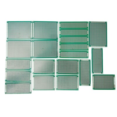 20pcs PCB Prototyp Platine Circuit Lochrasterplatine 2X8 3X7 4X6 5X7 5Pcs Jedem