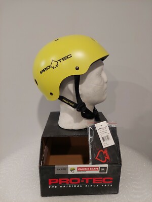 PRO-TEC Classic Skate Skateboard Helmet Size XL Satin Citrus Colour Protec