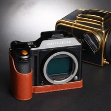 Retro Genuine Real Leather Protect Camera Bag Case Cover For Hasselblad X2D 100C