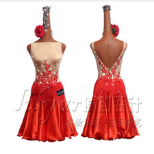 New Latin Dance Dress Competition Dress Costumes Skirt Dress Skirt Split Skirtes