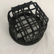 Vintage Dazey Flower Holder Co. L. A. Cal. Metal Cage Flower Frog 3.25" Wide