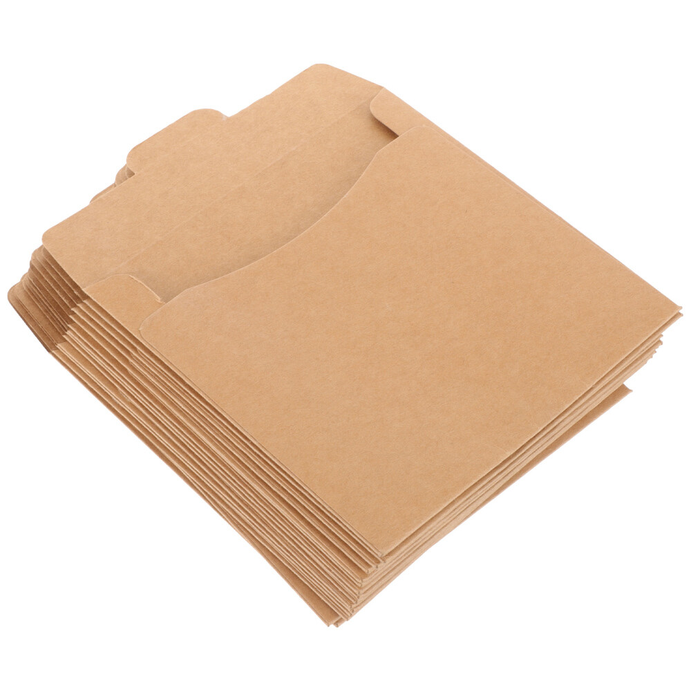 50 Pcs CD Storage Envelopes Retro Kraft Paper DVD Case Organizer eBay