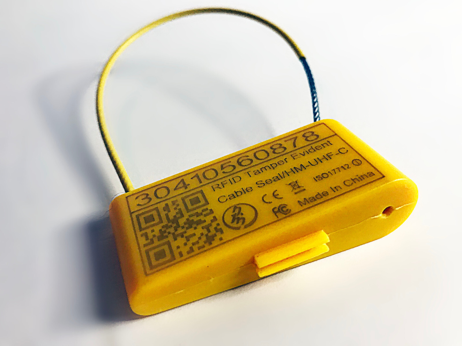 Lot of 25 RFID Tamper Evident Security Cable Seal Tag Yellow HMUHFC ISO17712 eBay