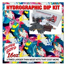 Hydrographic dip kit Paint Splatter #7 hydro dip dipping 16oz