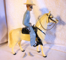 1950's HARTLAND early -Lone Ranger Silver Western Rider complete set 5