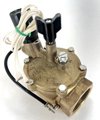 RAIN BIRD MODEL 200  2'' BRASS ELECTRIC SPRINKLER VALVE LISTS FOR $593!