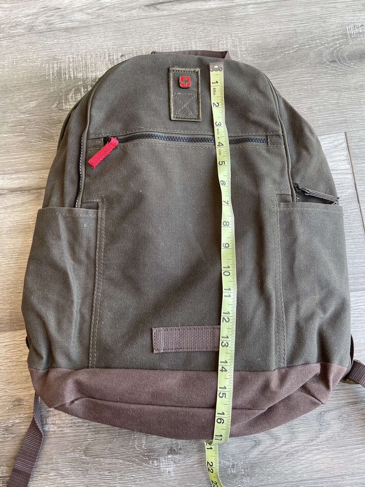 Swiss Army Gear Comfort Flex Green Backpack
