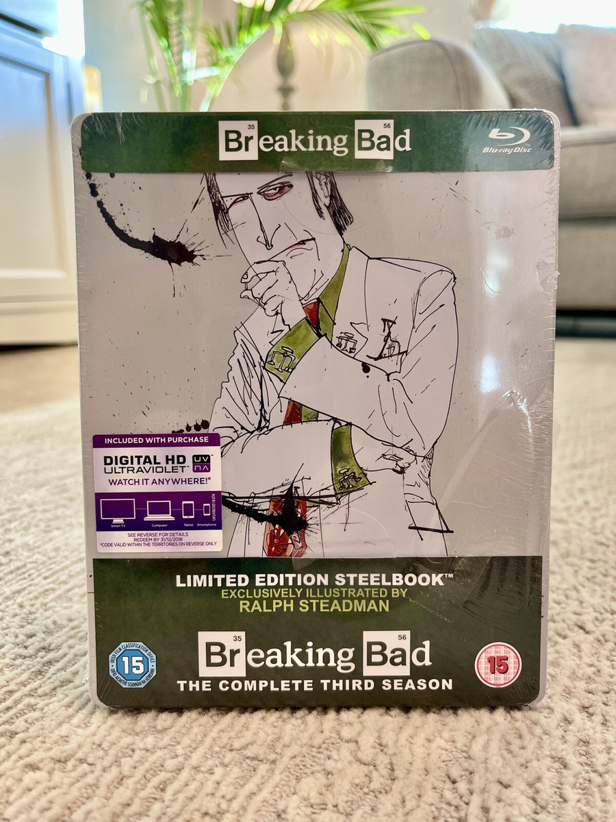 Breaking Bad: the Complete Third Season (Blu-ray, 2010) for sale