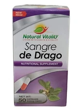 Sangre de Drago Capsules Sellado Herbs Mexicans Hierbas Mexicanas 50 Capsulas 