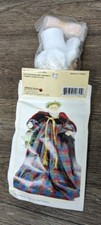 Premier Porcelain Santa Head Hands Vtg 10651 3 3/4" w/ Instruction Sheet NEW