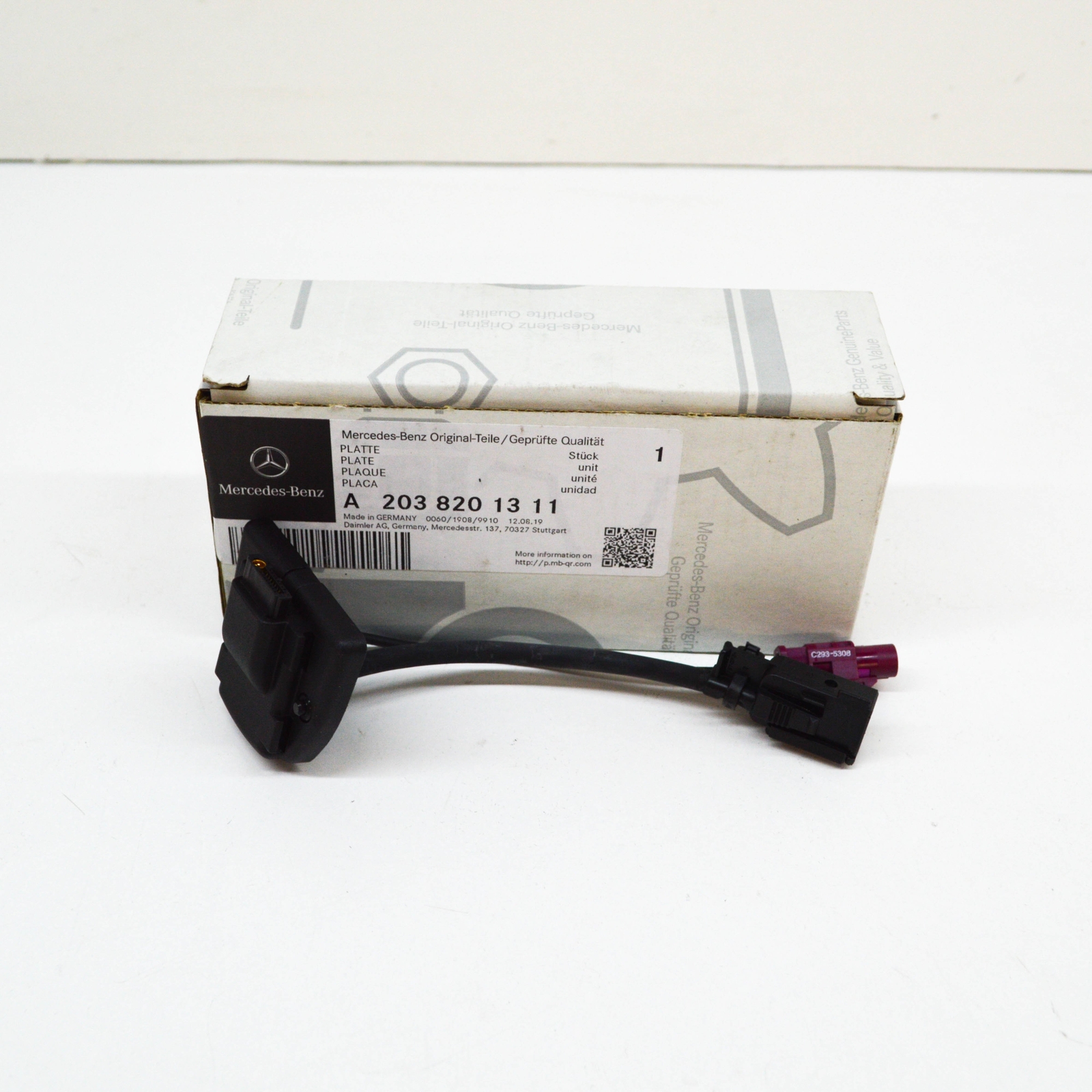 Neu MERCEDES-BENZ C W203 UHI Adapterplatte A2038201311 Original