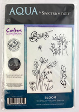 Aqua by Spectrum Noir - BLOOM - EZMount EZ Mount Rubber Stamps