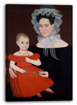 Kunstdruck Ammi Phillips - Frau Mayer und Tochter