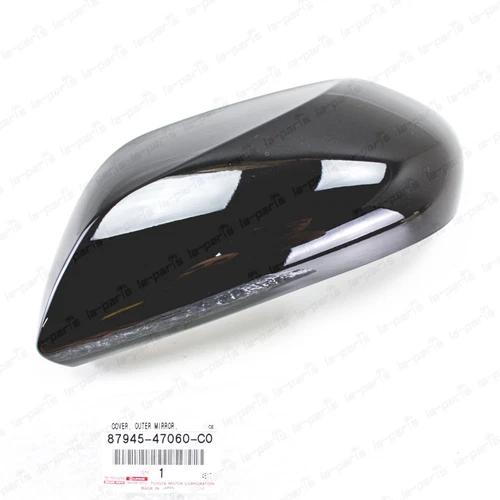 New Genuine Toyota 16-21 Prius Driver Mirror Cover Black 218 87945-47060-C0