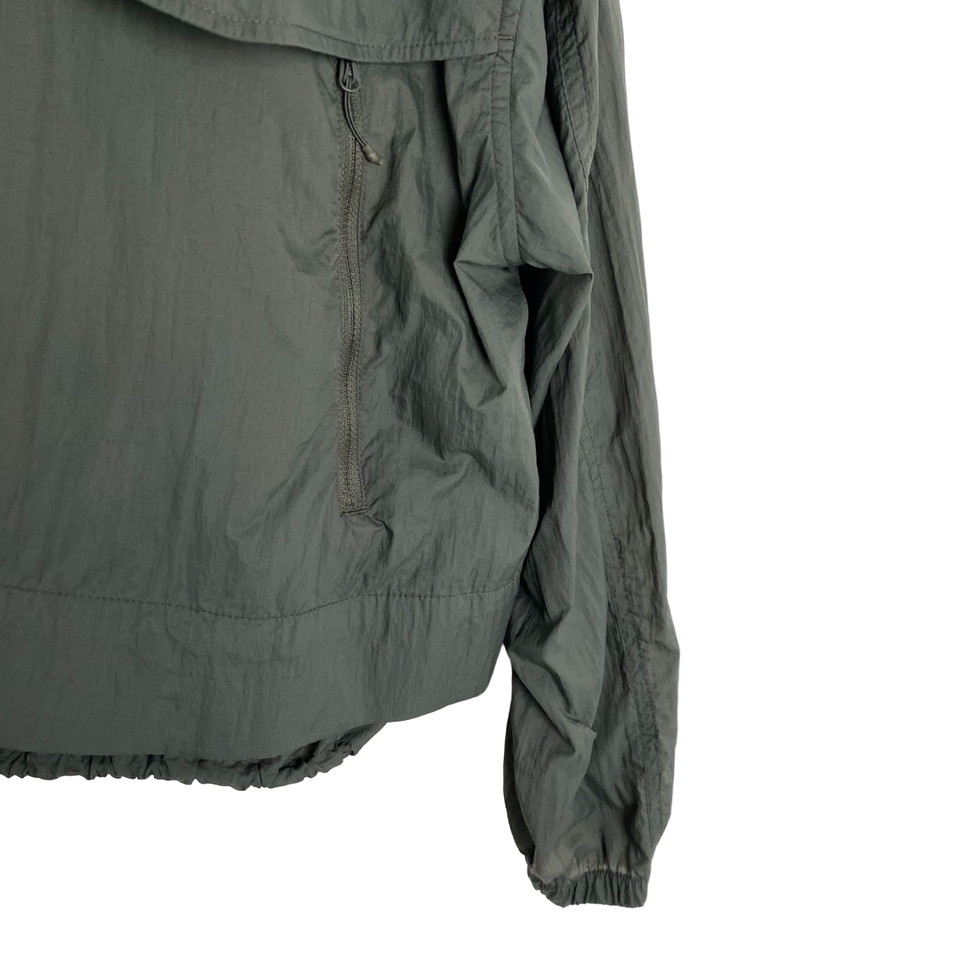 Athleta Canopy Parachute Jacket Womens XL Nylon Green Outdoor CJ1717