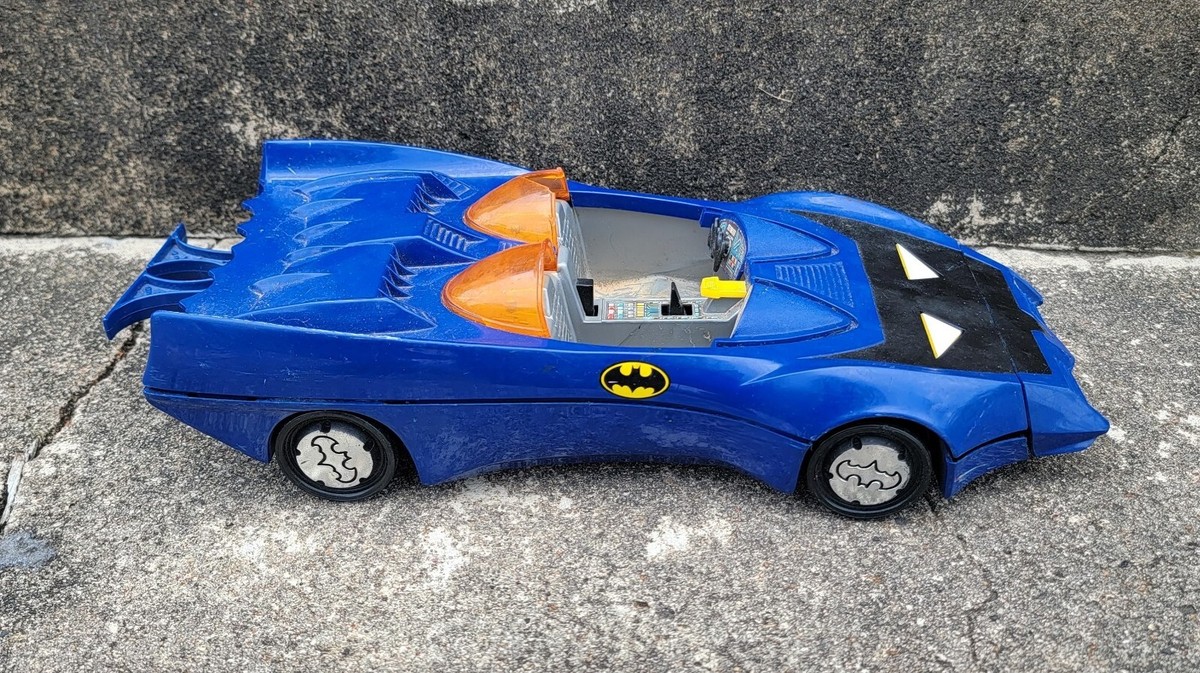 Vintage Batman 1984 Kenner Super Powers Batmobile Vehicle AS