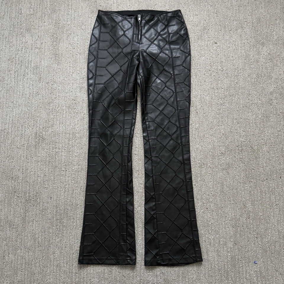 Винтажные веганские кожаные брюки 90-х Lip Service Sex in The Saddle с заниженной талией M США - Изображение 2 из 4