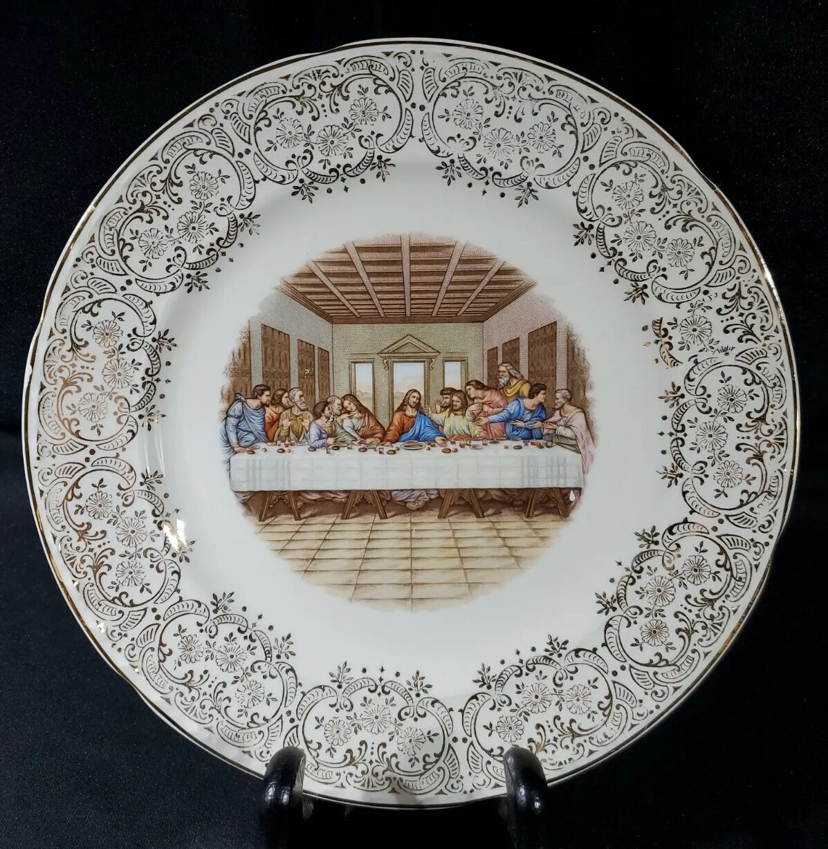 Vintage The Lords Last Super Decorative Plate Crooksville USA