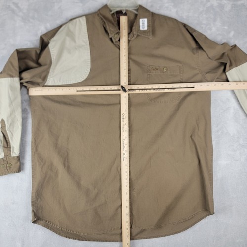 Vintage Duxbak Shirt Mens 2XL Brown Quilted Shoulder Hunting Outdoors - Picture 9 of 11