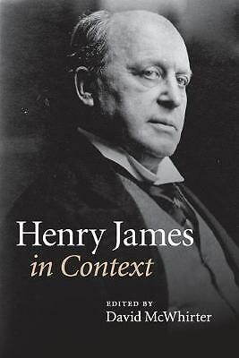 Henry James in Context McWhirter Paperback Cambridge University Press