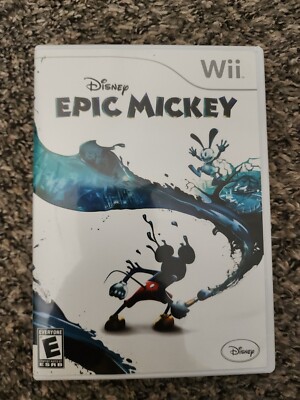 Nintendo Wii Disney Epic Mickey Rated E 2006 A Quest Game To A Forgotten World