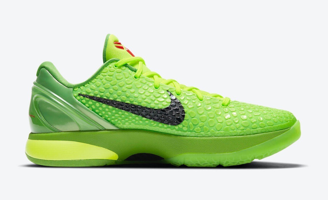 Sz 10.5- 2020 Zoom Kobe 6 Protro 'Grinch' CW2190-300 Verified
