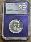 1956 Type 2 Proof Franklin Silver Half Dollar Graded NGC PF67 50c Coin (3735)