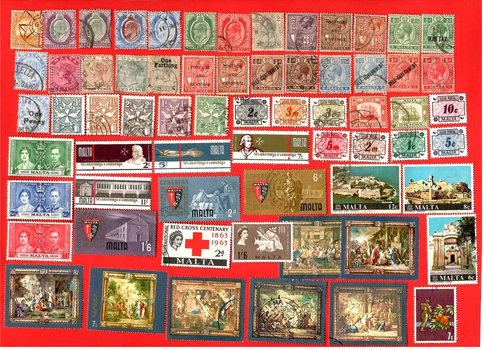 WORLDWIDE Stamps & Pictorials Used MALTA, THAILAND, BRAZIL, HONDURAS😊 - Image 2 of 4