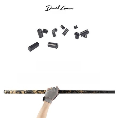 DAVID Loman Carbon FIber Billiard Pool Cue Joint Protector 1 Pair